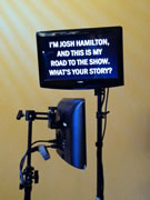 off-cam teleprompter